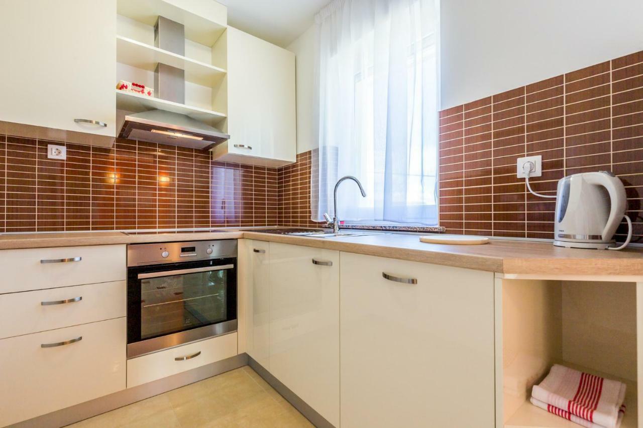 Luxury Apartments Kostrena With Pool Luaran gambar