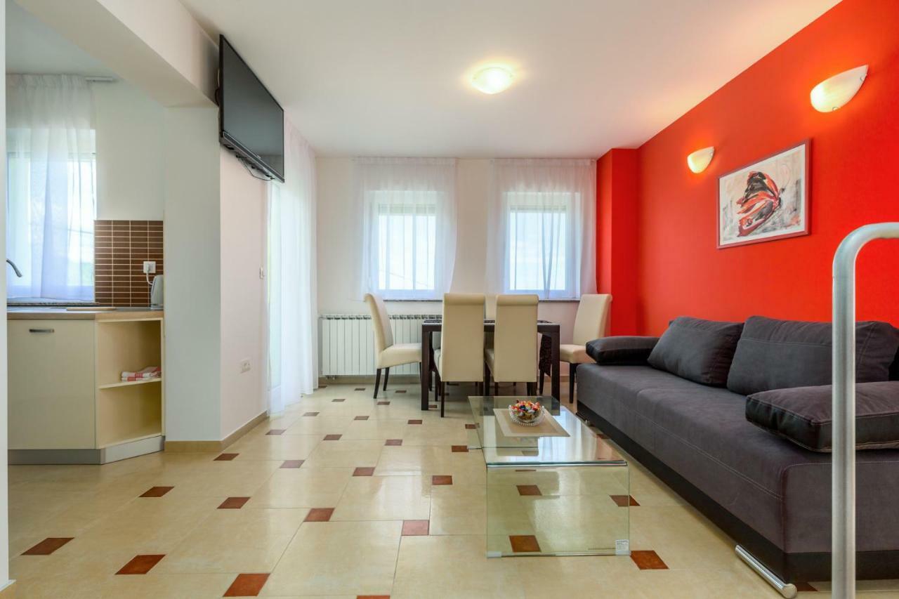 Luxury Apartments Kostrena With Pool Luaran gambar